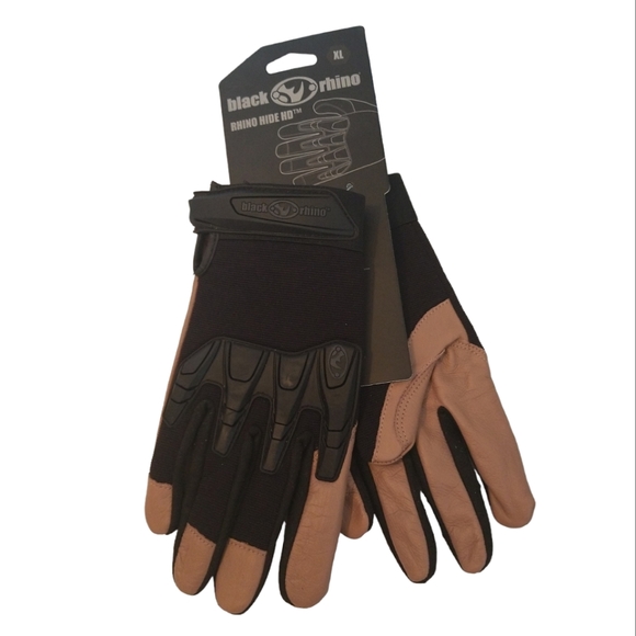 BLACK RHINO Men's Size XL Rhino Hide HD Strong Cowhide Palm Gloves - Picture 1 of 6